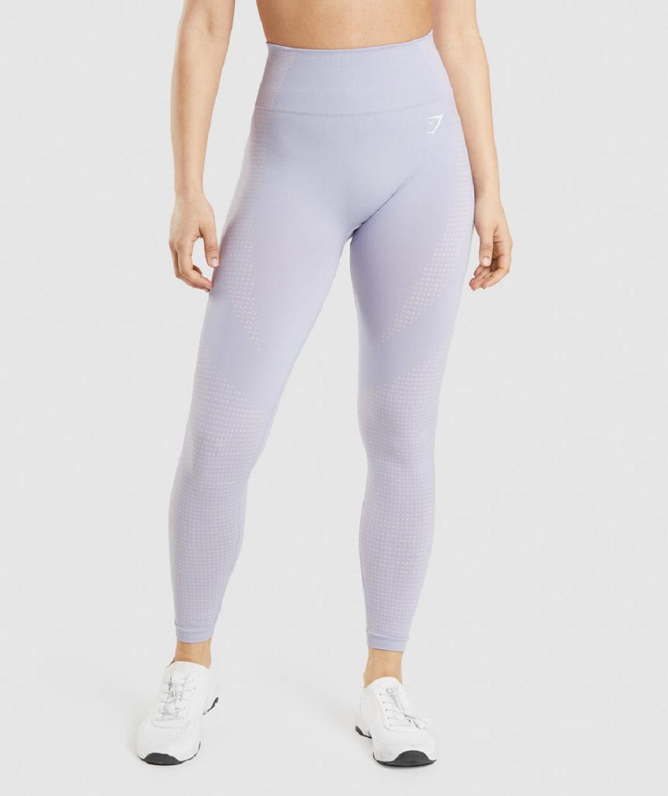 Legginsy Damskie Gymshark Vital Seamless 2.0 Niebieskie | PL 2253UZG